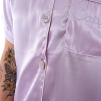 Lavender Silky Pajamas