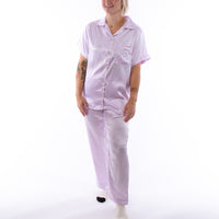 Lavender Silky Pajamas