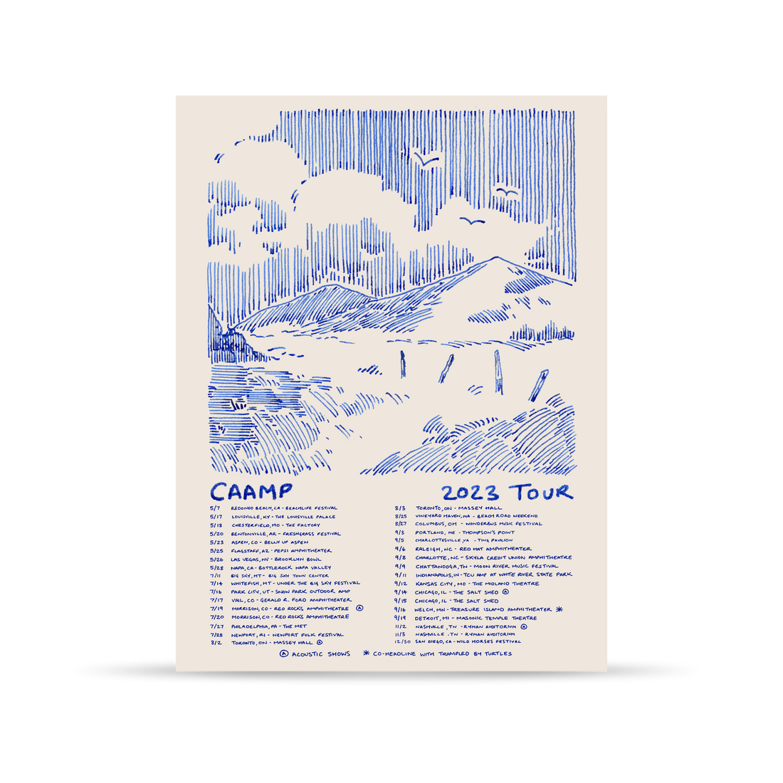 Mountain Sketch - Tour 2023 Poster (5/7-12/30)