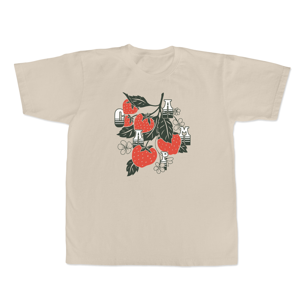 Strawberry Tee (Natural) – CAAMP