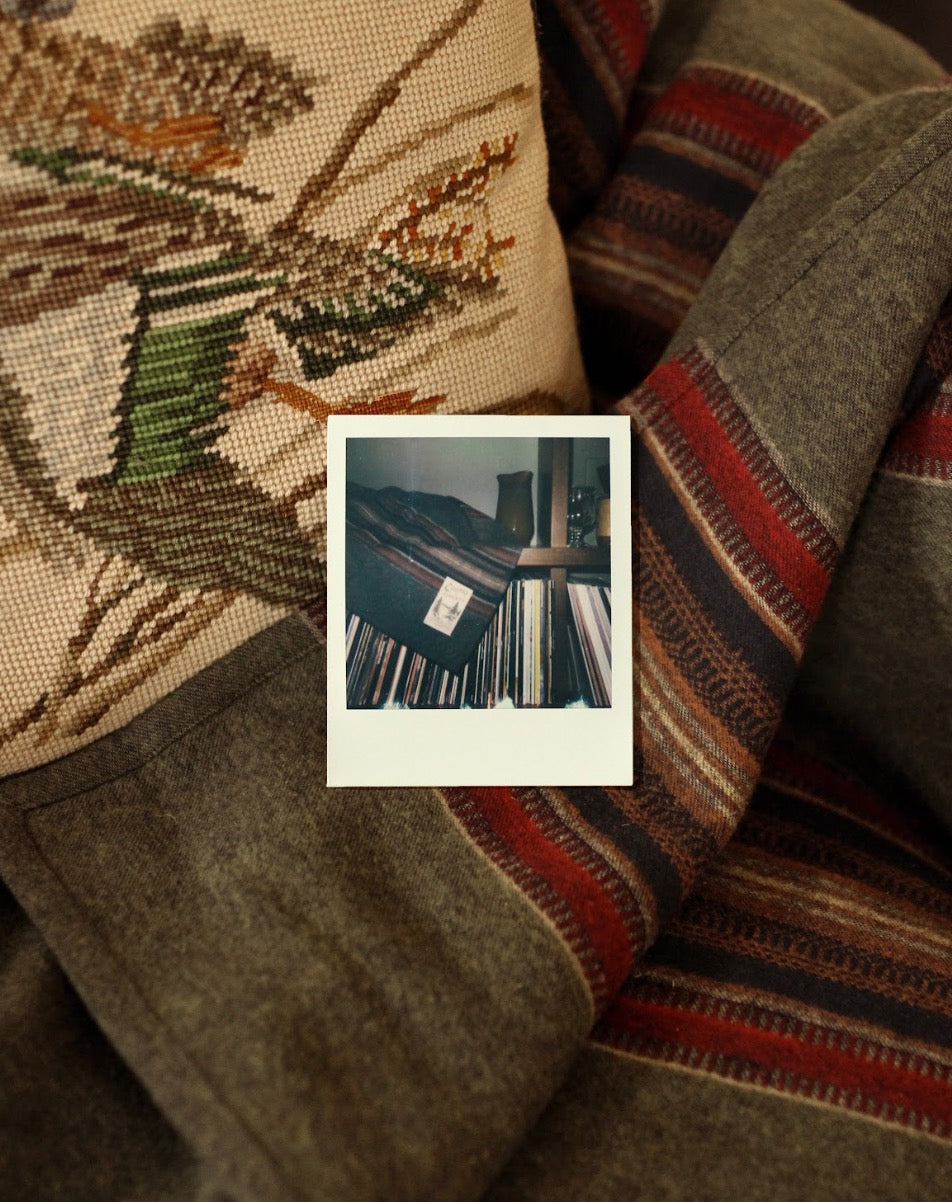 Caamp x Faherty – Woven Blanket (Olive River Stripe)