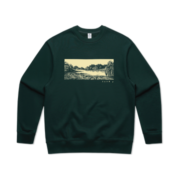 Lake Sketch Crewneck