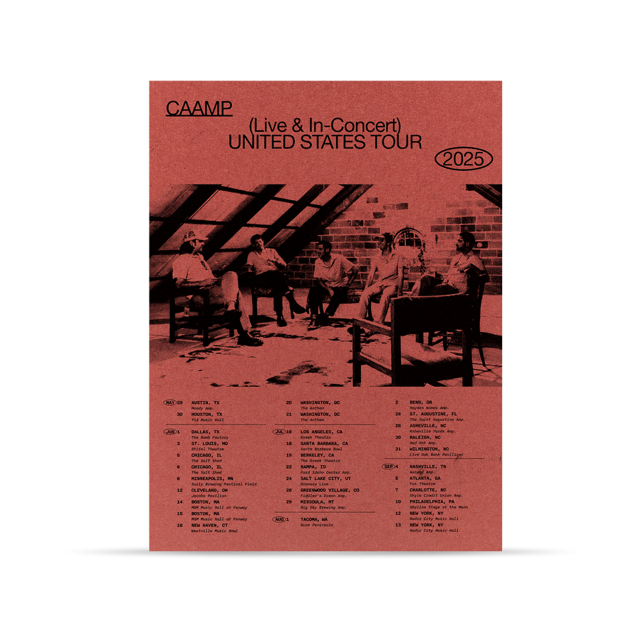 CAAMP 2025 Tour Poster