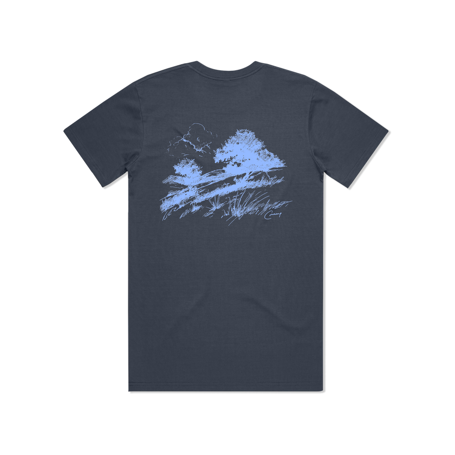 Rolling Hills Sketch Pocket Tee