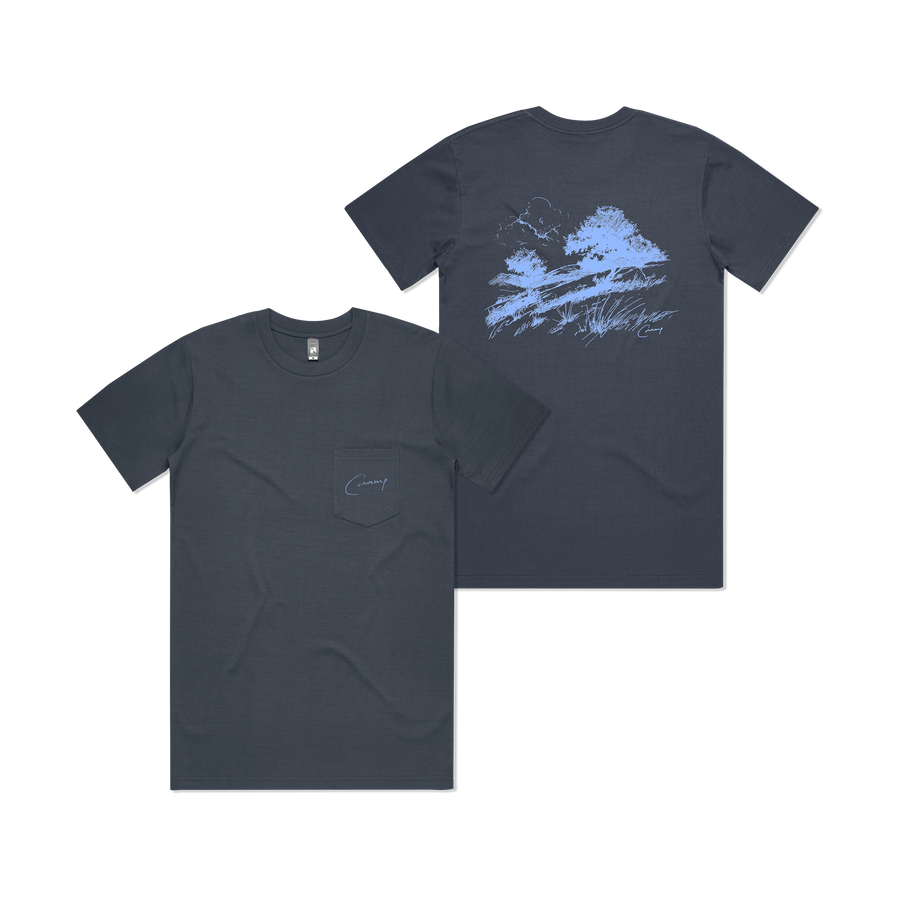 Rolling Hills Sketch Pocket Tee