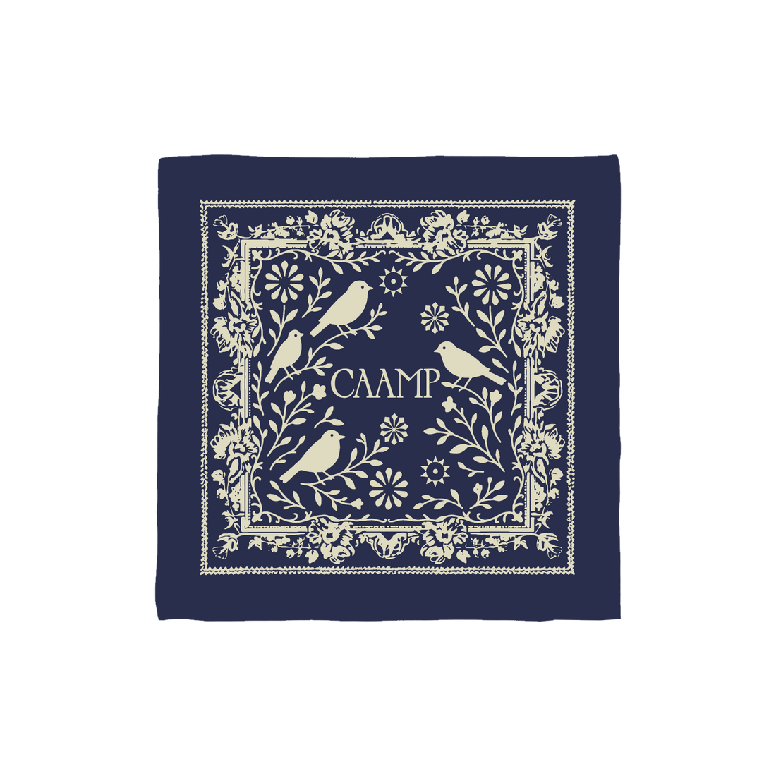 Bird Bandana (Navy)