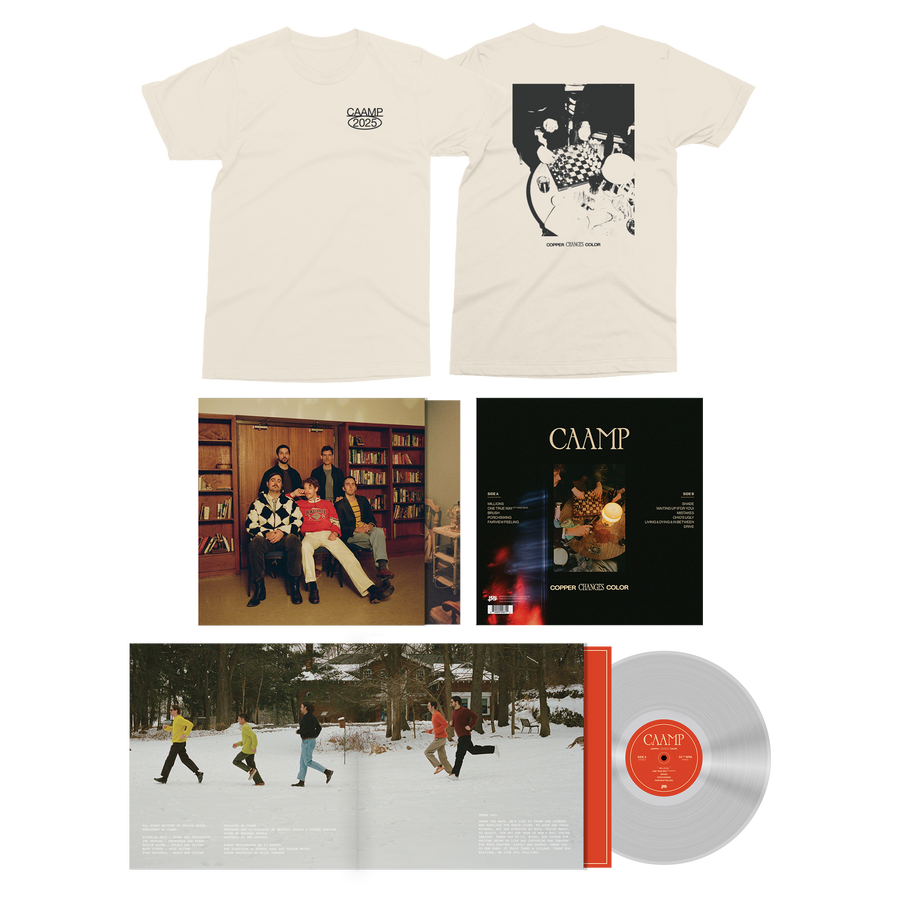 Copper Changes Color - Clear UNSIGNED LP + Tee Fan Pack