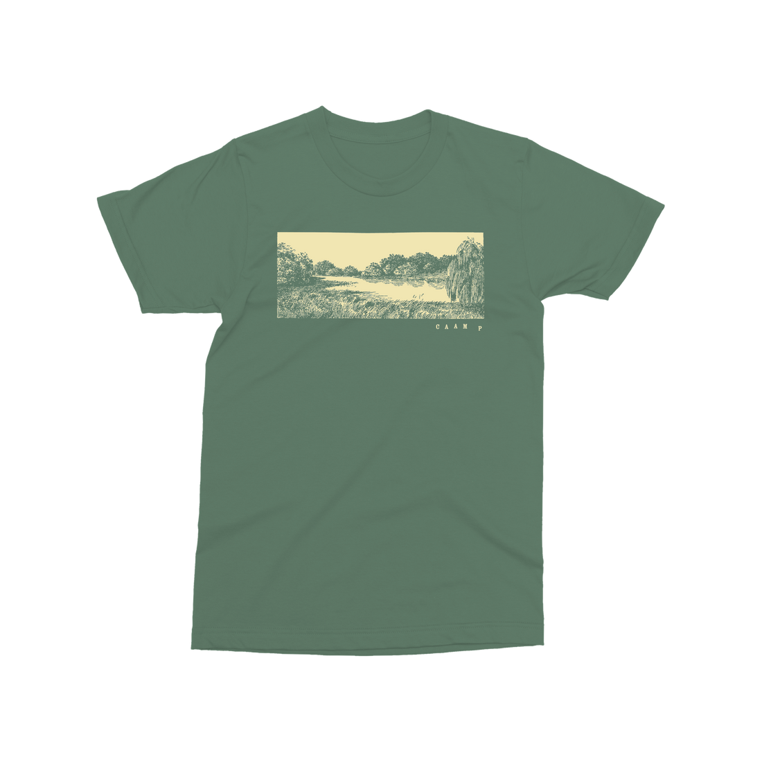 Lake Sketch Tee (Fern)