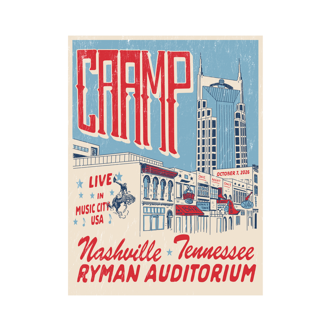 Nashville, TN Poster 2026