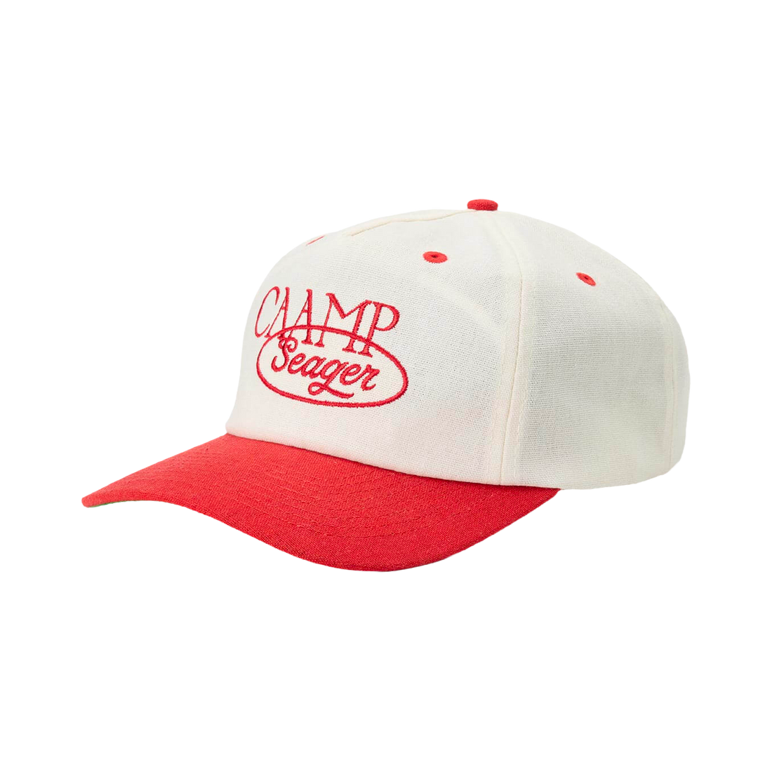 Seager x Caamp Hemp Snapback (Cream/Red)