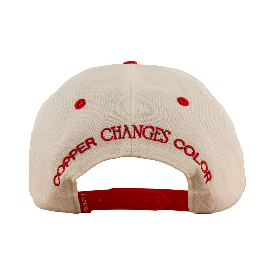 Seager x Caamp Hemp Snapback (Cream/Red)