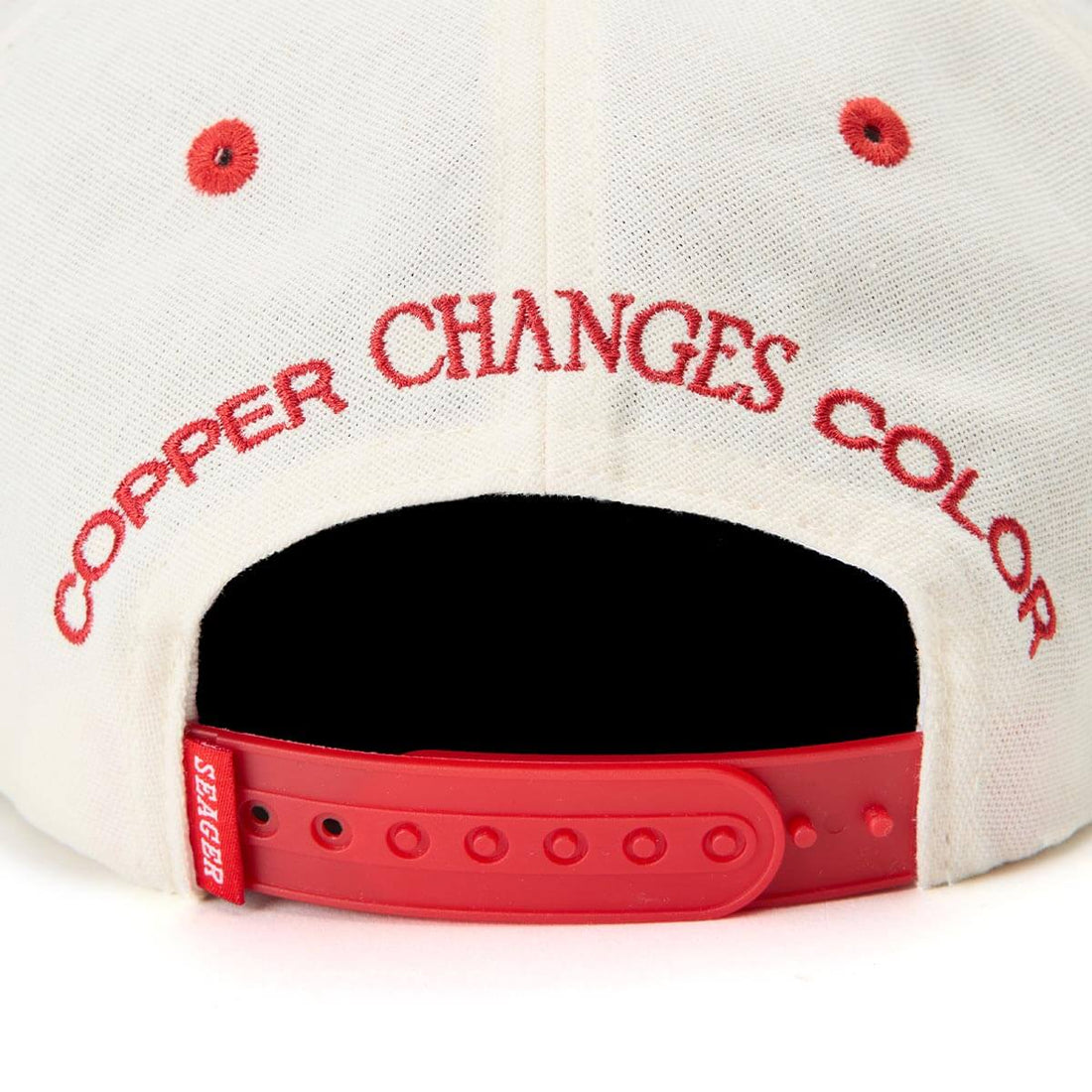 Seager x Caamp Hemp Snapback (Cream/Red)