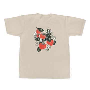 Strawberry Tee (Natural)